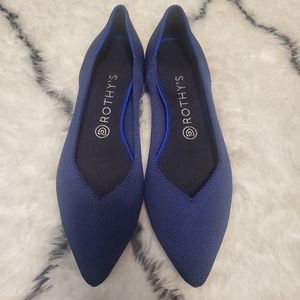 Rothy's Cobalt points Size 10